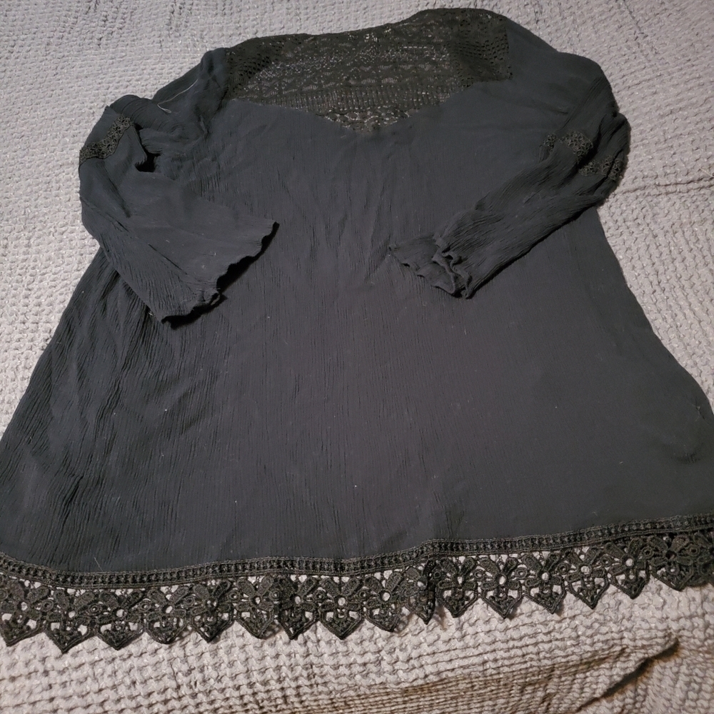 MORAL fiber black cardigan - Picture 4 of 5